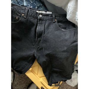 VTG Levis 517 DENIM JEAN SHORT 38 (msr 34) BLACK